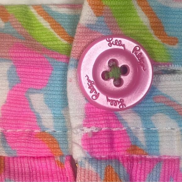 Lilly Pulitzer Callahan Scuba to Cuba Shorts Size 8 - Picture 7 of 13